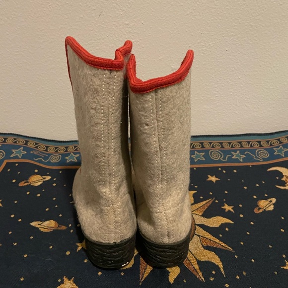 Vintage Elastra Woolen Valenki Boots Women’s Size EU 38 - Picture 3 of 6
